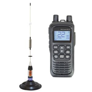 Kit radio CB portable PNI Escort HP 92 multi-normes 4W, 12-24V AM-FM avec antenne CB PNI ML70 et aimant