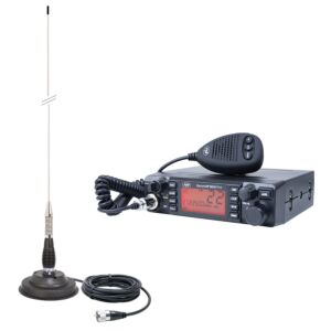 Antenne AM-FM réglable HP 9001 PRO ASQ, 12V, 4W + CB PNI ML100