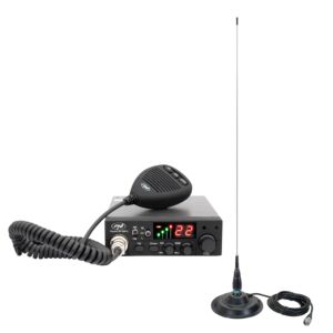 Station radio Kit CB PNI Escort HP 8001L ASQ + antenne CB PNI ML145 avec aimant 145/PL