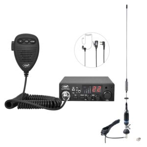 Pack station de radio CB PNI ESCORT HP 8001L ASQ + Antenne CB PNI S75 avec câble et montage fixe