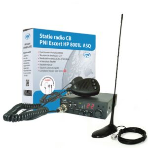 Radio CBI CBI ESCORT HP 8001L ASQ + Casque HS81L + CB PNI Extra 45 antenne