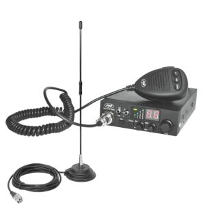 Package Station de radio CB PNI Escort HP 8000L ASQ + Antenne CB PNI Extra 40 avec aimant