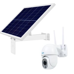 Kit de caméra de vidéosurveillance sans fil PNI IP440 et panneau solaire photovoltaïque PNI PSF6020A