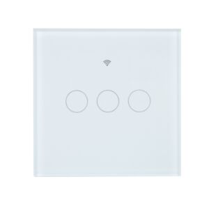 Interrupteur intelligent triple tactile PNI SafeHome PT303