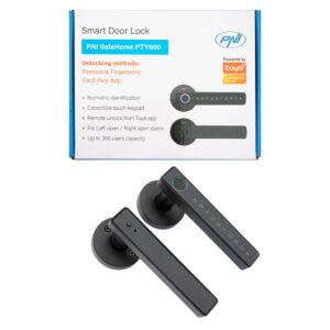 Sonnette connectée PNI SafeHome PTY800 avec lecteur d'empreintes digitales