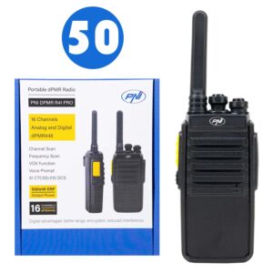 Boîte contenant 50 stations radio portables PNI DPMR R41