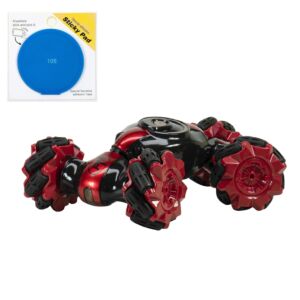 Coffret jouet véhicule tout-terrain Silvercloud RedTwo avec télécommande et tapis de souris adhésif bleu inclus