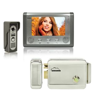 Kit d'interface vidéo SilverCloud House 715 avec écran LCD de 7 pouces et électromagnétisme Yala SilverCloud YR300
