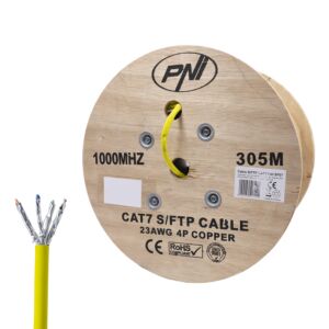 Câble S/FTP CAT7 PNI SF07, 10Gbps, 1000MHz