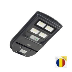 Pack PNI SL210 lampadaire de 100W avec panneau solaire intégré de 10W et drapeau adhésif inclus