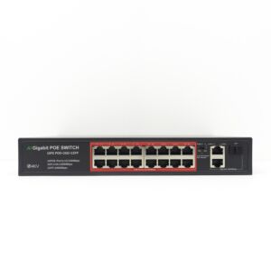 Switch PNI POE SWPOE162 avec 16 ports POE et 2 ports 1000Mbps