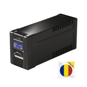 Onduleur SilverCloud SafePC 650AVR, puissance de 360 W et drapeau adhésif inclus