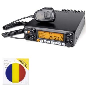 Ensemble de station radioamateur PNI Jopix AT-5555N II, AM, FM, SSB et drapeau adhésif inclus