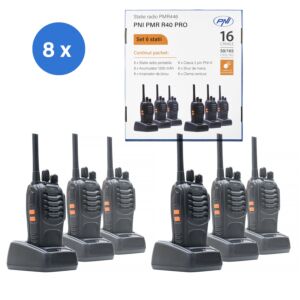 Kit de 6 stations radio portables PNI PMR R40 PRO