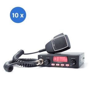Bax avec 10 stations radio CB TTi TCB-550 N avec squelch automatique