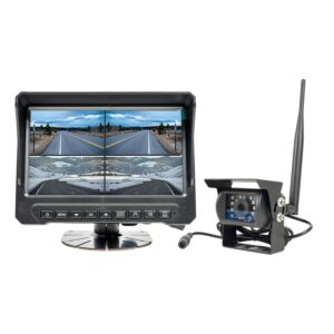 Caméra et moniteur sans fil LCD PNI TRK501 avec fonction DVR, emplacement pour carte Micro SD, LED IR, pour camion